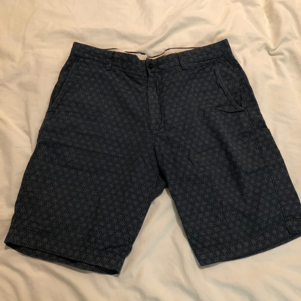 Blue patterned J. Crew club shorts
